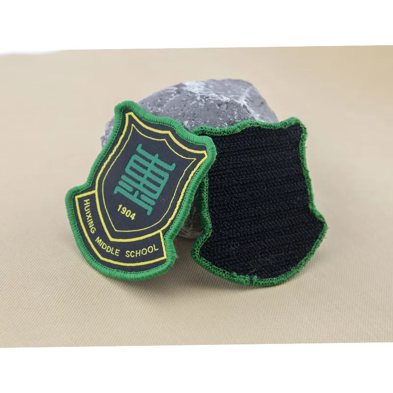 High Quality Color Letter White Felt Backing Sew on Chenille Embroidery Patch for Child′s Garment