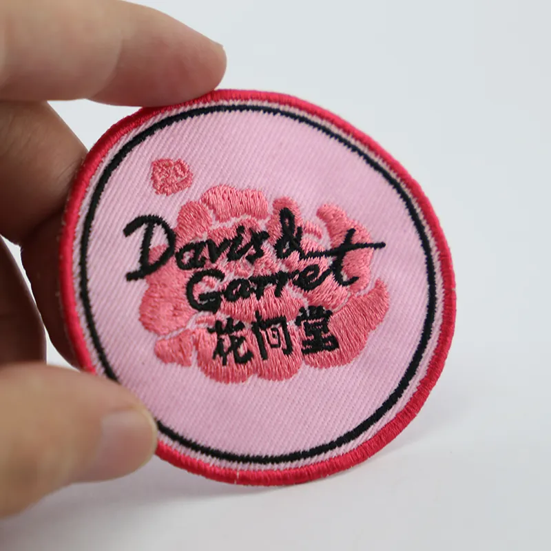 High Quality Color Letter White Felt Backing Sew on Chenille Embroidery Patch for Child′s Garment