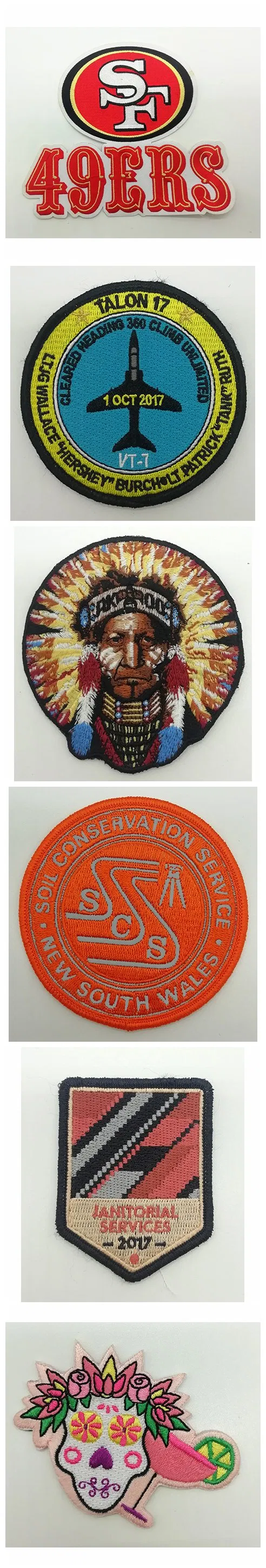 High Quality Custom Fish Embroidered Luggage Belt Emoji Chenille Embroidery Patches