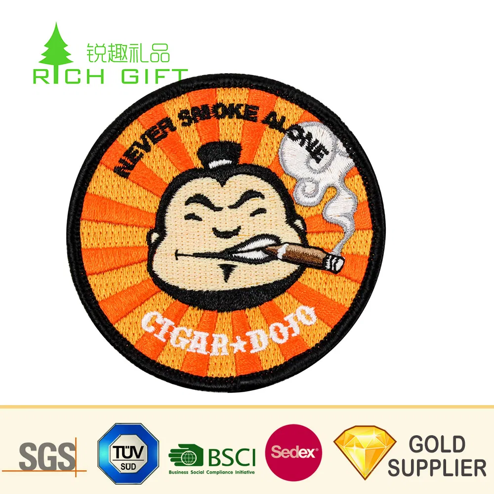 High Quality Custom Heart Embroidery Elephant Patch Set Plastic Backing Glue Catholic Horse Bull Tiger Hat Velcro Embroidered Chinese Handmade Badge No Minimum