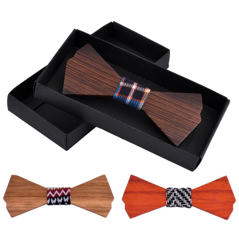 High Quality Custom Wood Bow Ties