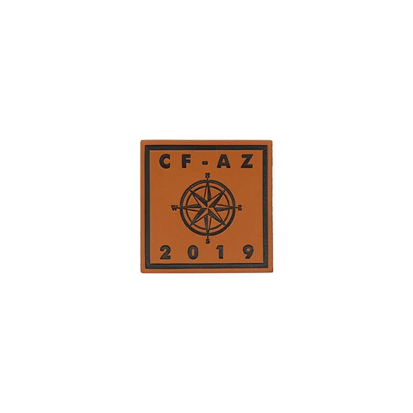 High Quality Silk Screen Washable Retro Leather Label for Luggage