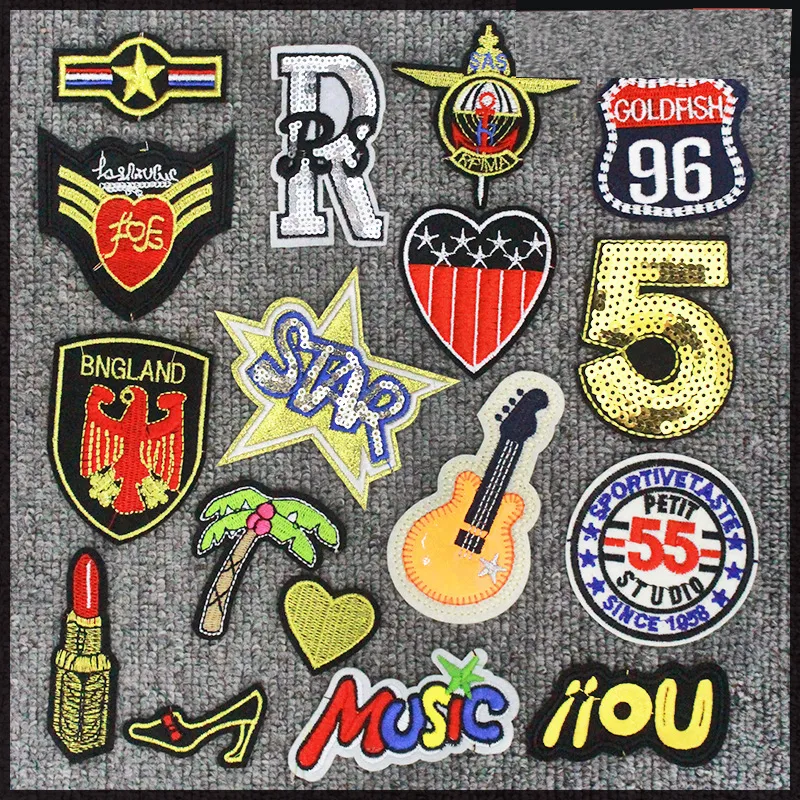 High Quality Wholesale Custom New Design Popular Embroidery Patches