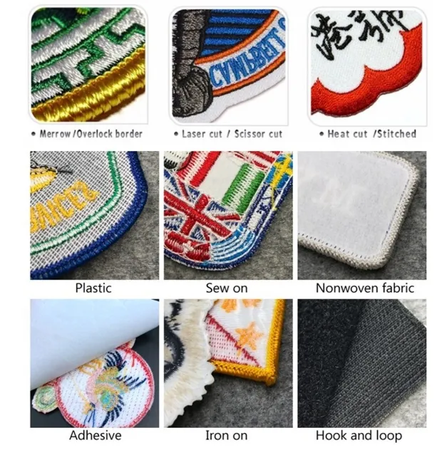 High Quality Wholesale Custom New Design Popular Embroidery Patches