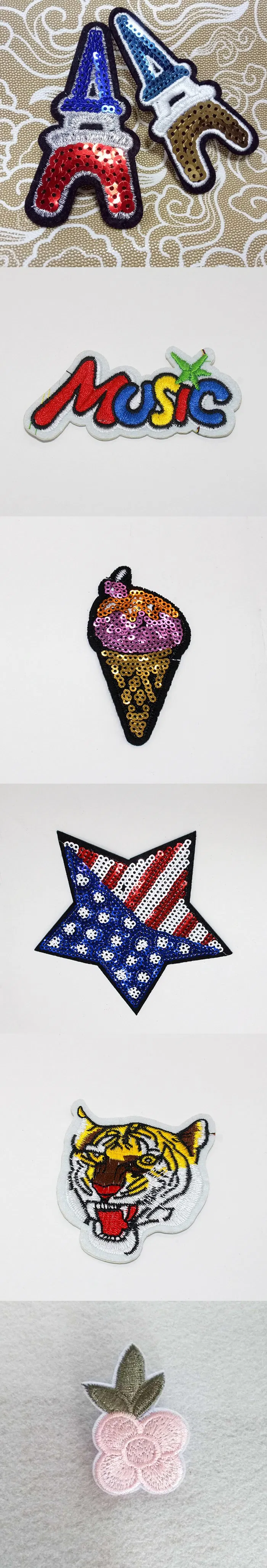 High Quality Wholesale Custom New Design Popular Embroidery Patches