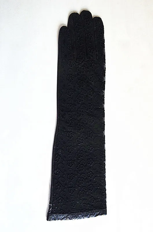 High Quality Women Winter Gloves Made with Very Soft Sheep Leather (JYG-24044)