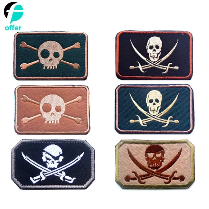 Hook & Loop Tactical Morale Embroidery Patch Patch for Caps Bags Vests