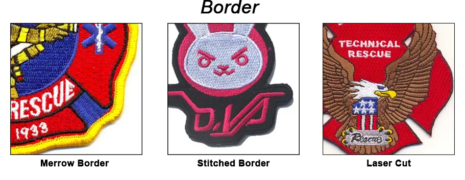 Hook & Loop Tactical Morale Embroidery Patch Patch for Caps Bags Vests