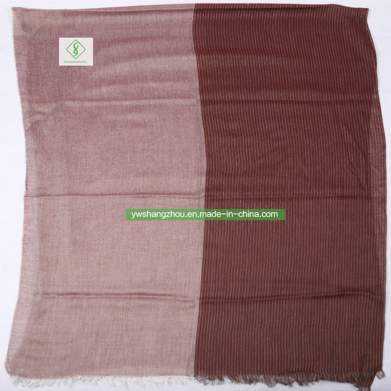 Hot Sale Blended Two-Color Stitching Scarf Fashion Lady Sunscreen Shawl