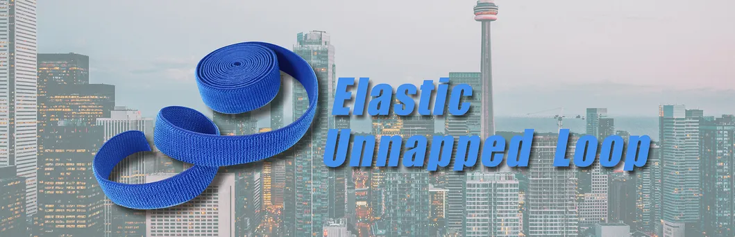 Hot Sale Good Pull Elastic Unnapped Fixing Nylon Sewable Hook and Loop Tapes Bandage Stock Lot