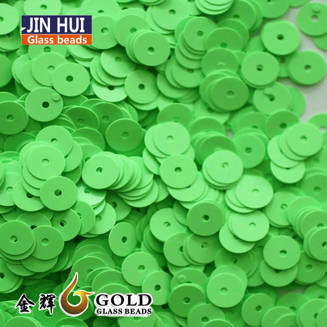Hot Selling Round PVC Color Mixed Fashion Loose Transparent 6mm Cup Sequins