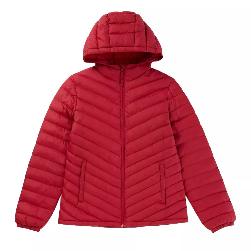 Seasons Womens Hooded Puffer Jacket