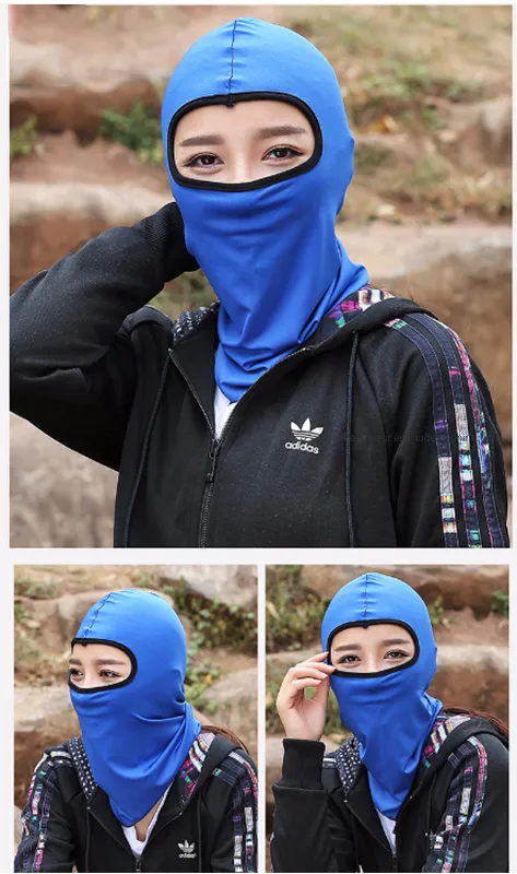 in Stock Wholesale Elastic Neck Scarf Gaiter 100%Polyester Printed Sport Neck Gaiter Multifunctional Tube Neck Warmer Blue Neckerchief Bandana