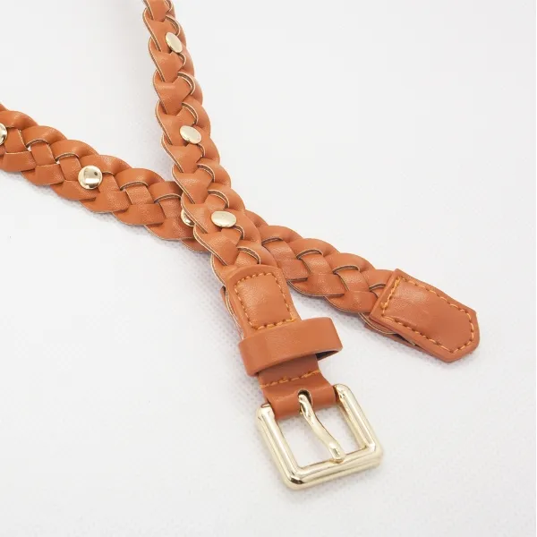 Kids PU Leather Braided Belt (RS-131204)