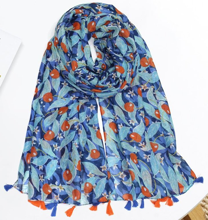 Ladies Fashion Accessories Soft Hand Feel Neckerchief Lightweight Poly Silk Scarves Muslim Hijab Head Scarf for Women