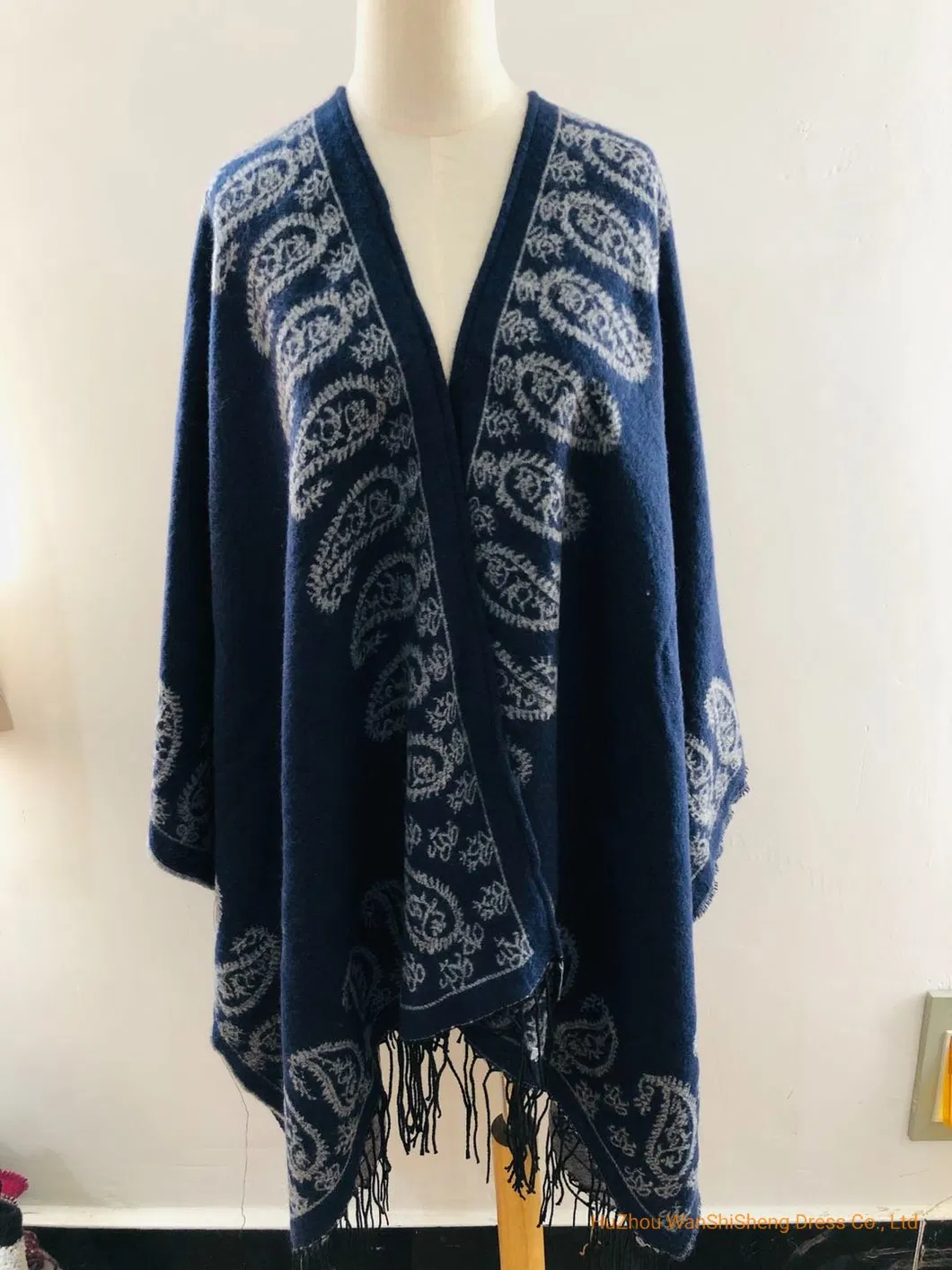 Ladies Fashion Winter Shawl Over Sized Poncho