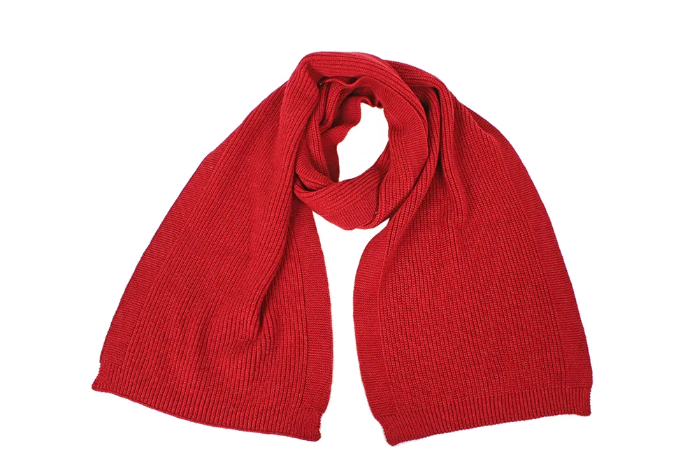 Lady Acrylic Custom Logo Excellent Quality Girls Soft Pin Knitting Winter Neck Scarf for Kids Students