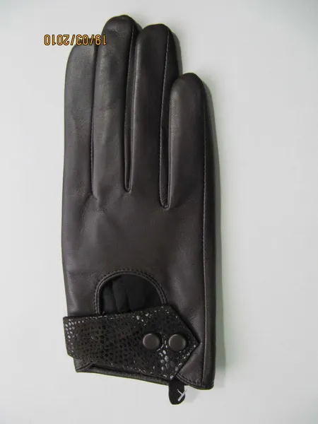 Lady Fashion/Winter/Warm Leather Gloves (JYG-24136)