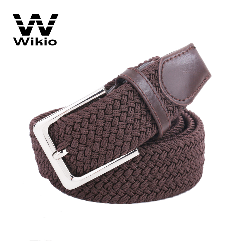 Lady Fashion Woven Stretch Braided Waist Belt for Pants Wholesale Luxury Designer Golf Braided Belt