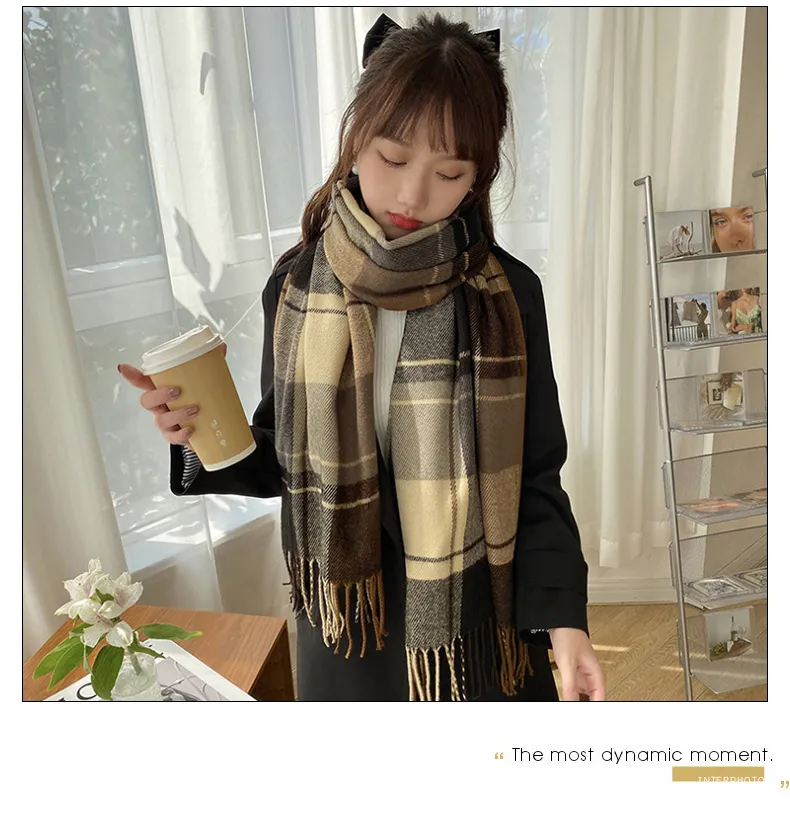 Luxury Brand Design Men Women Scarf Foulard Scarves Winter Warm Neckerchief Shawls Wraps