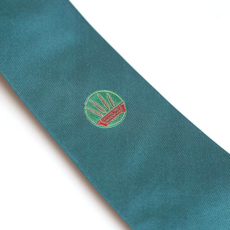 Make Your Own Men Green Jacquard Corbata Cravatta 100% Silk Club Tie