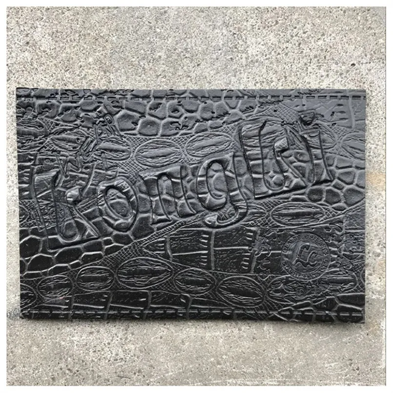 Manufacturer Custom Exquisite Retro Embossed Leather Label for Luggage