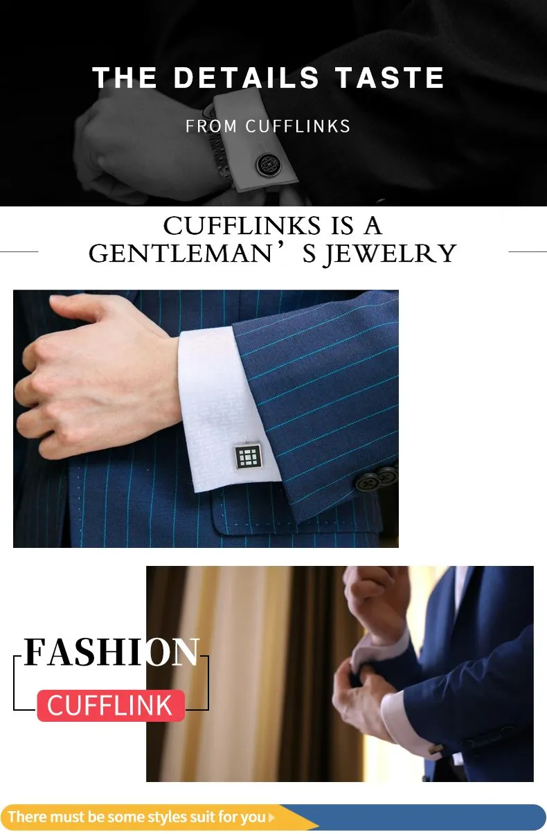 Men′ S High Quality Metal Cufflinks (H0003)