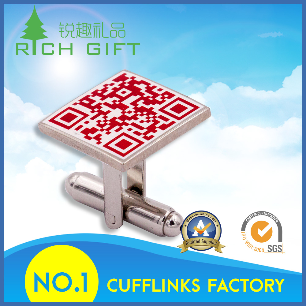 Men's High Quality Custom Metal Enamel Movement Polished Stainless Steel Novelty Gold Plated Set of Tie Clip Cufflinks with Gift Box