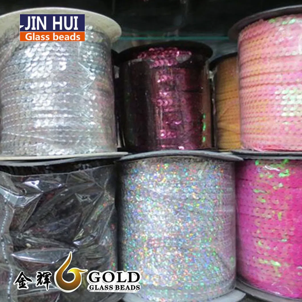 Metallic Sequin Trim/Jewelry by Roll Paillette Trim