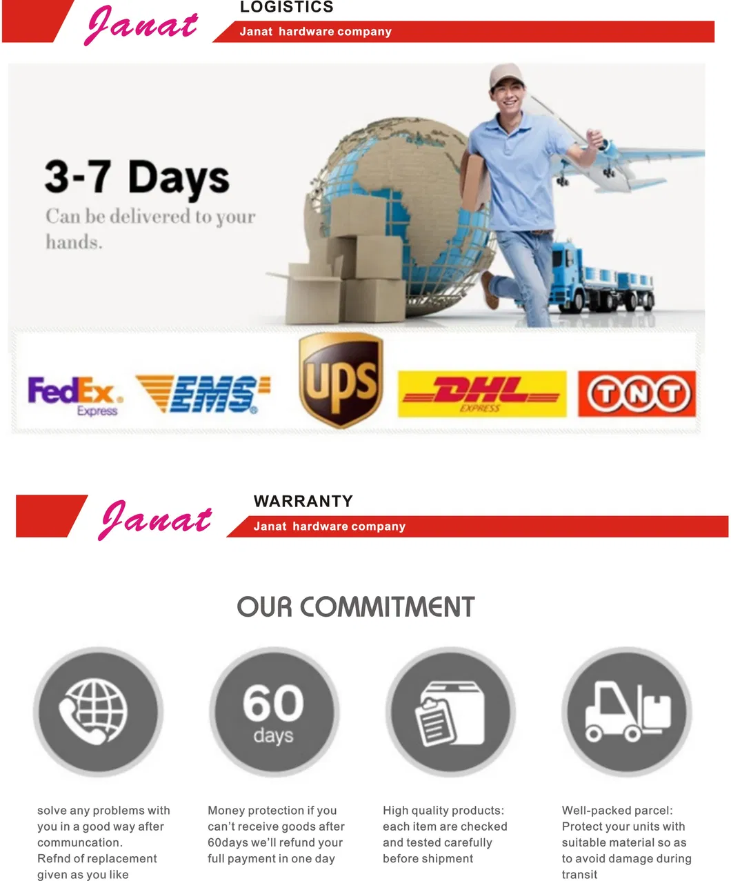 Middle Hole Shank Button with Engraved Logo and 2 Pin Kata