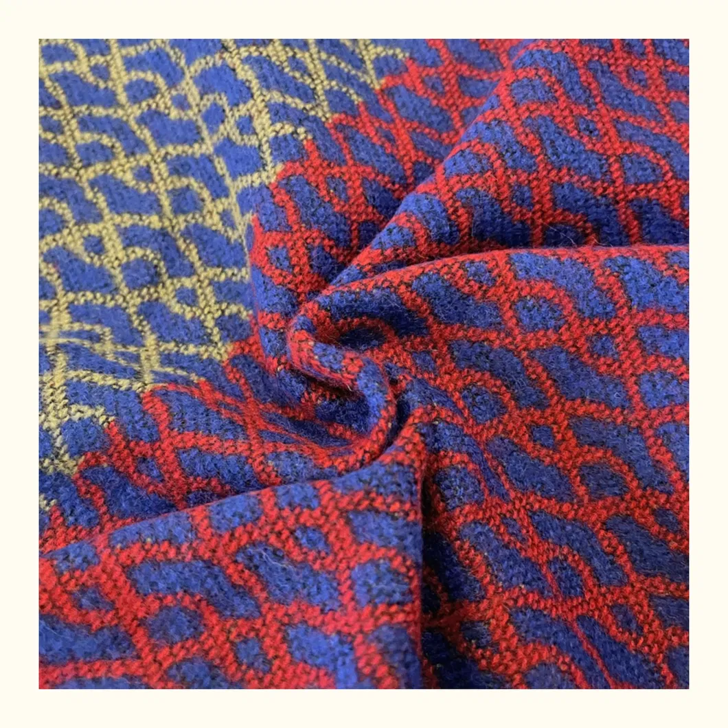 National-Wind Color-Stitching Thick Large Shawl Travel-Vacation Warm Cape