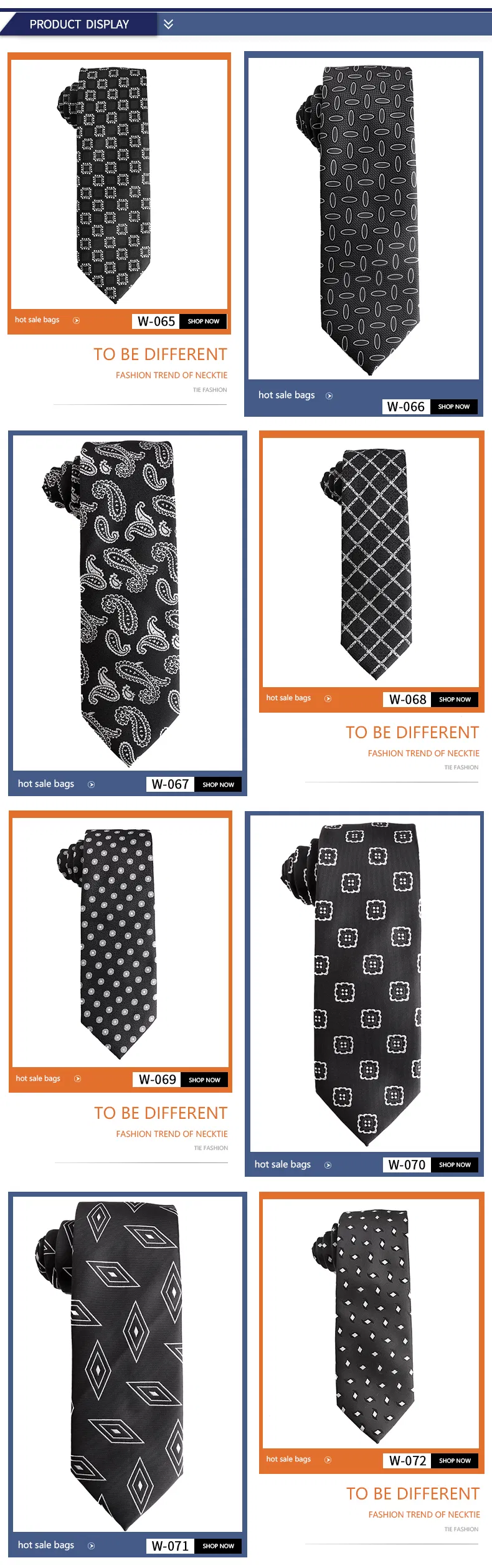 New Arrival Men′ S Ties Paisley Flower Floral 7.5cm Jacquard Necktie