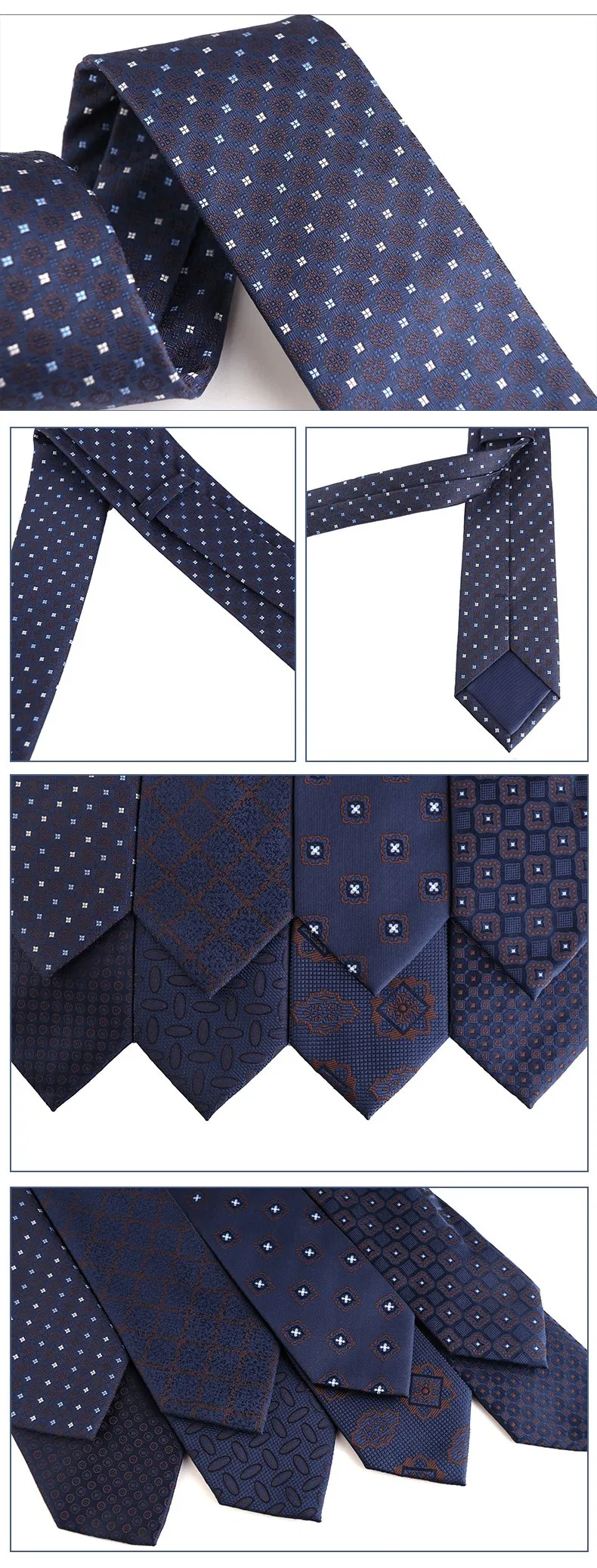 New Arrival Men′ S Ties Paisley Flower Floral 7.5cm Jacquard Necktie