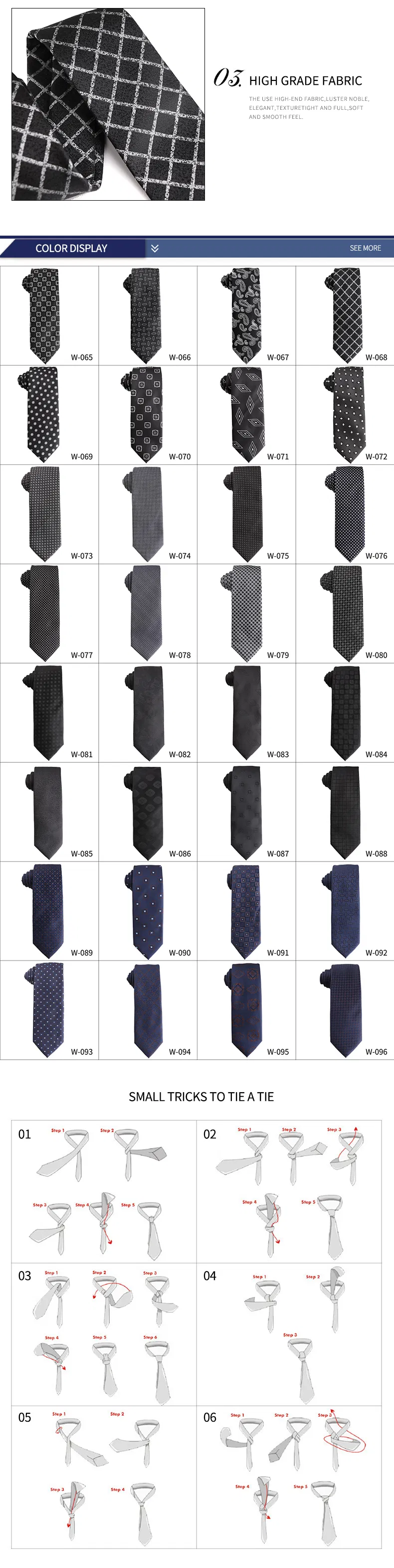 New Arrival Men′ S Ties Paisley Flower Floral 7.5cm Jacquard Necktie