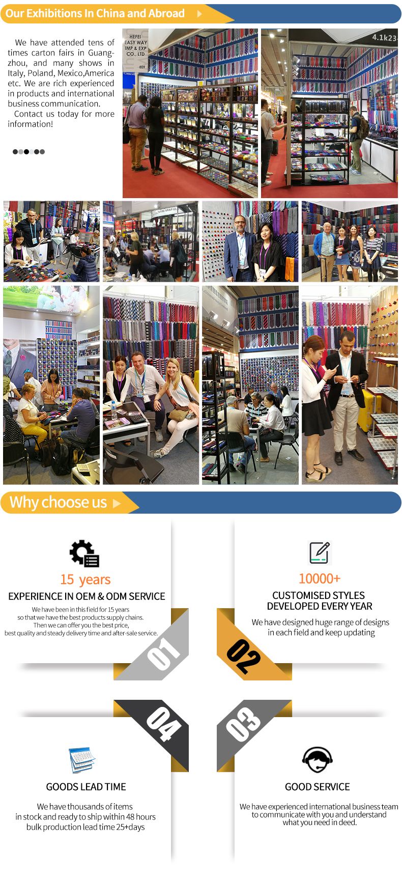 New Design Polyester Woven Necktie (50026-3)