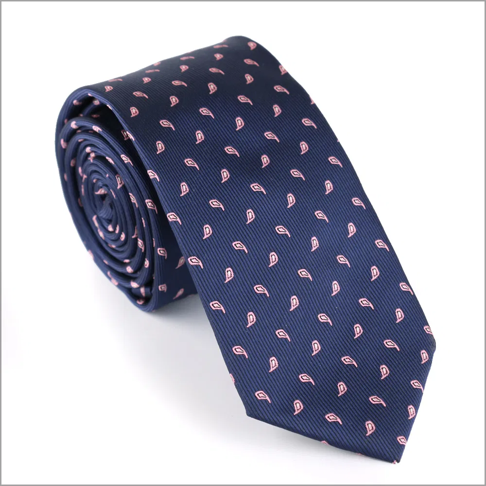 New Design Polyester Woven Necktie (50026-5)