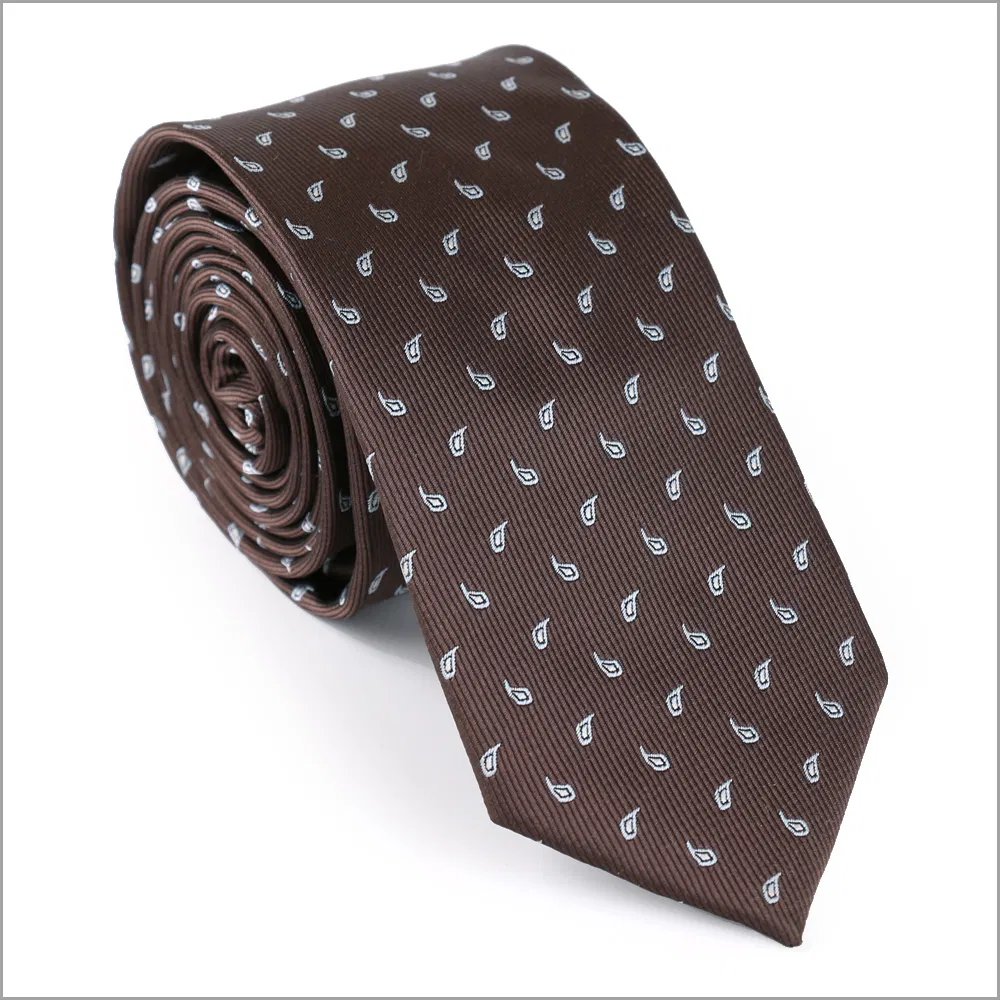 New Design Polyester Woven Necktie (50026-5)