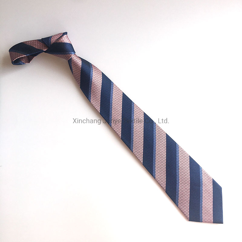 Non Crease Formal Men's 100% Silk Woven Stripe Corbata Necktie for Business Meeting
