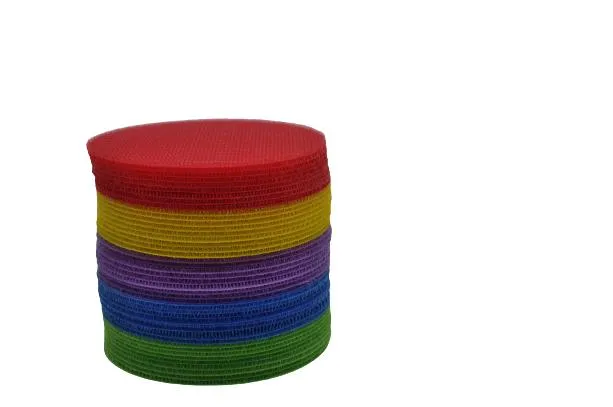 Nylon Carpet Mark Velcro Fastener Educational Puzzle Circular Positioning Mark Velcro