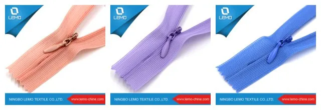 Over 15 Years Experience Custom Colorful Teeth Nylon Zipper