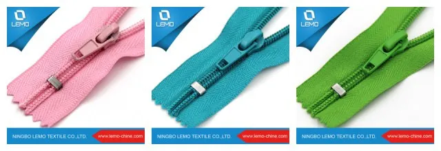 Over 15 Years Experience Custom Colorful Teeth Nylon Zipper