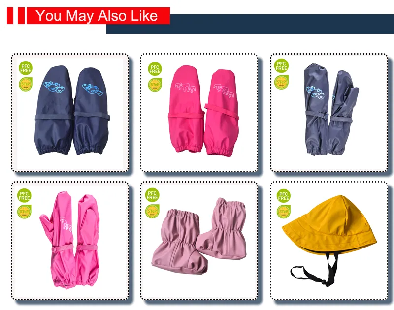 PU Rain Mitten for Baby/Children