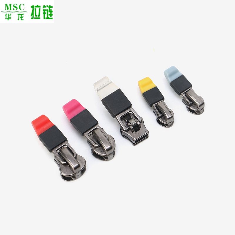 Reversed Zipper Waterproof PVC PU Coat Plastic Silder