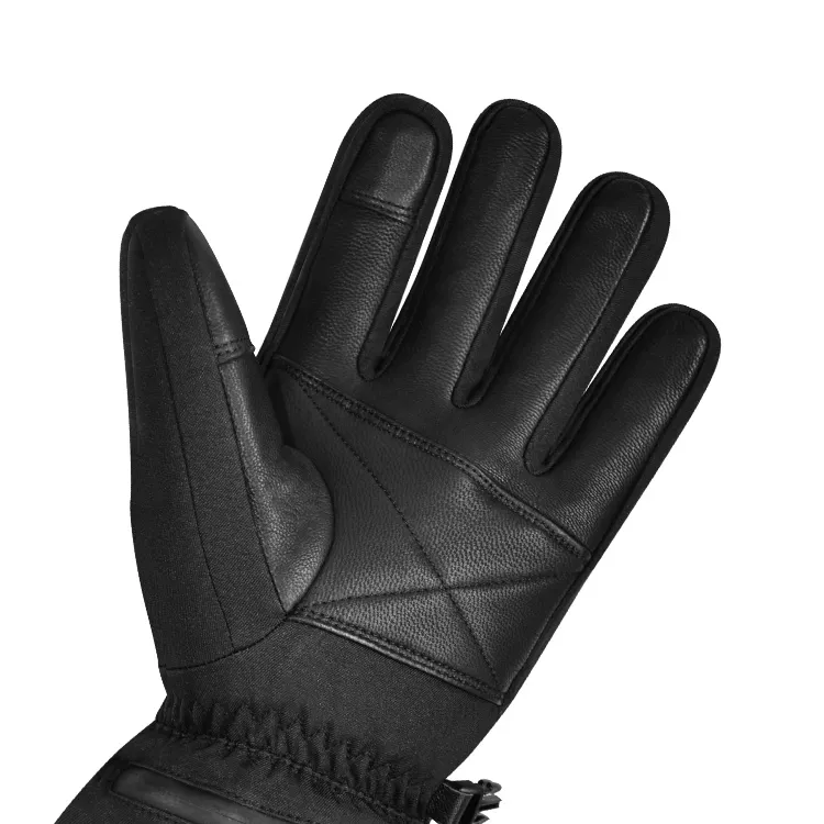 SAVIOR SHGS15B Winter Outdoor Waterproof Windproof Sports Heated Ski Gloves With Good Quality