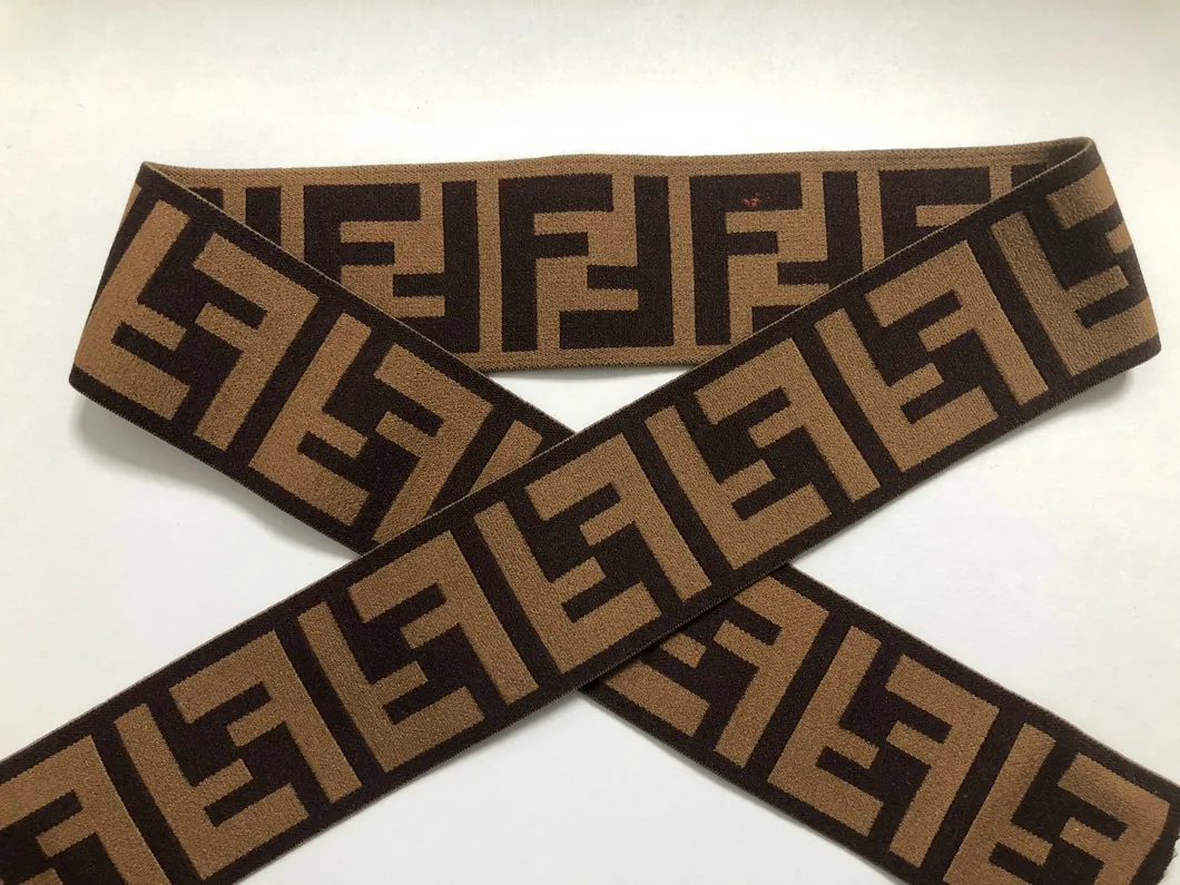 Soft High Tenacity Garment Reusable Custom Woven Jacquard Nylon Elastic Webbing for Underwear