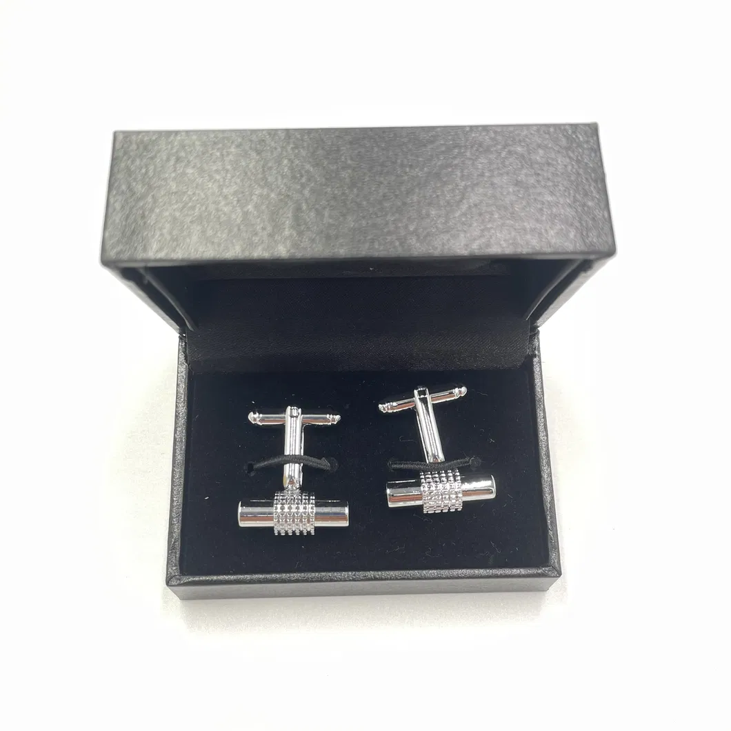 Stock Men Metal Brass Plain Skinny Custom Cufflink/Cuff Link Manufacturer