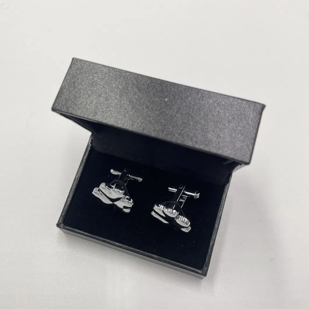 Stock Men Metal Brass Plain Skinny Custom Cufflink/Cuff Link Manufacturer