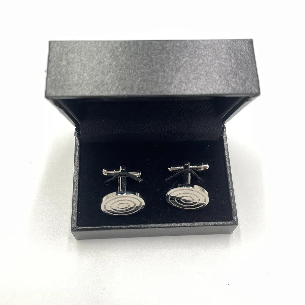Stock Men Metal Brass Plain Skinny Custom Cufflink/Cuff Link Manufacturer