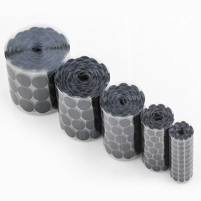 Strong Holding Power White Self Adhesive Hook and Loop Dots