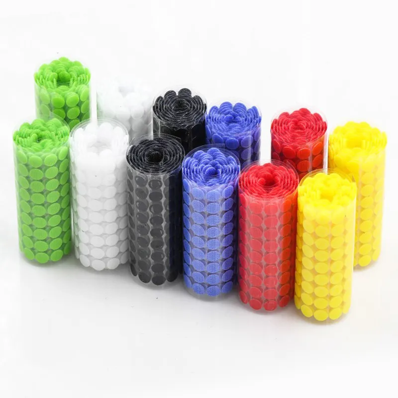 Strong Holding Power White Self Adhesive Hook and Loop Dots